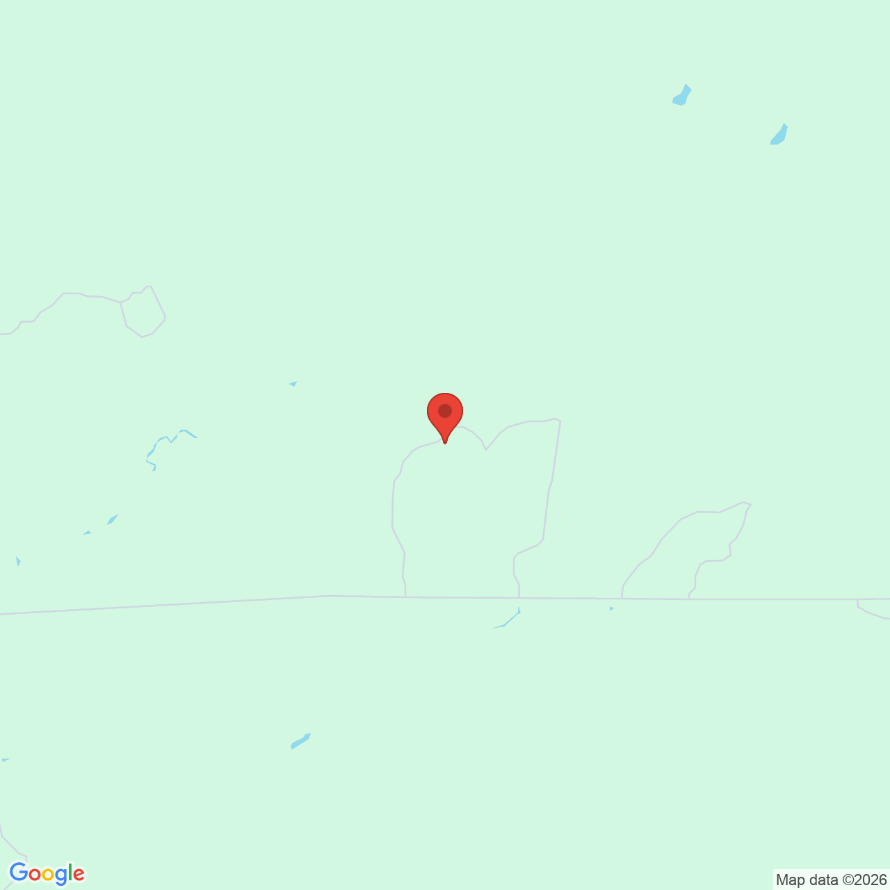 Map displaying job location