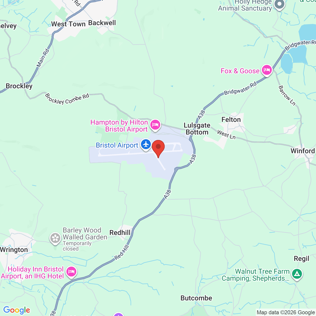 Map displaying job location