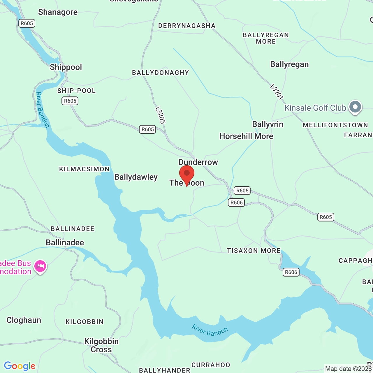 Map displaying job location