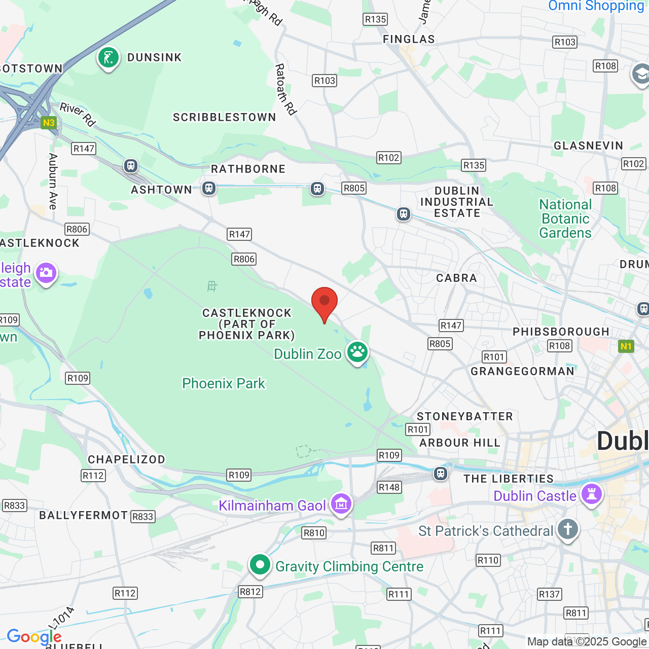 Map showing location of Dublin 7, Island of Ireland, D07 ADY7