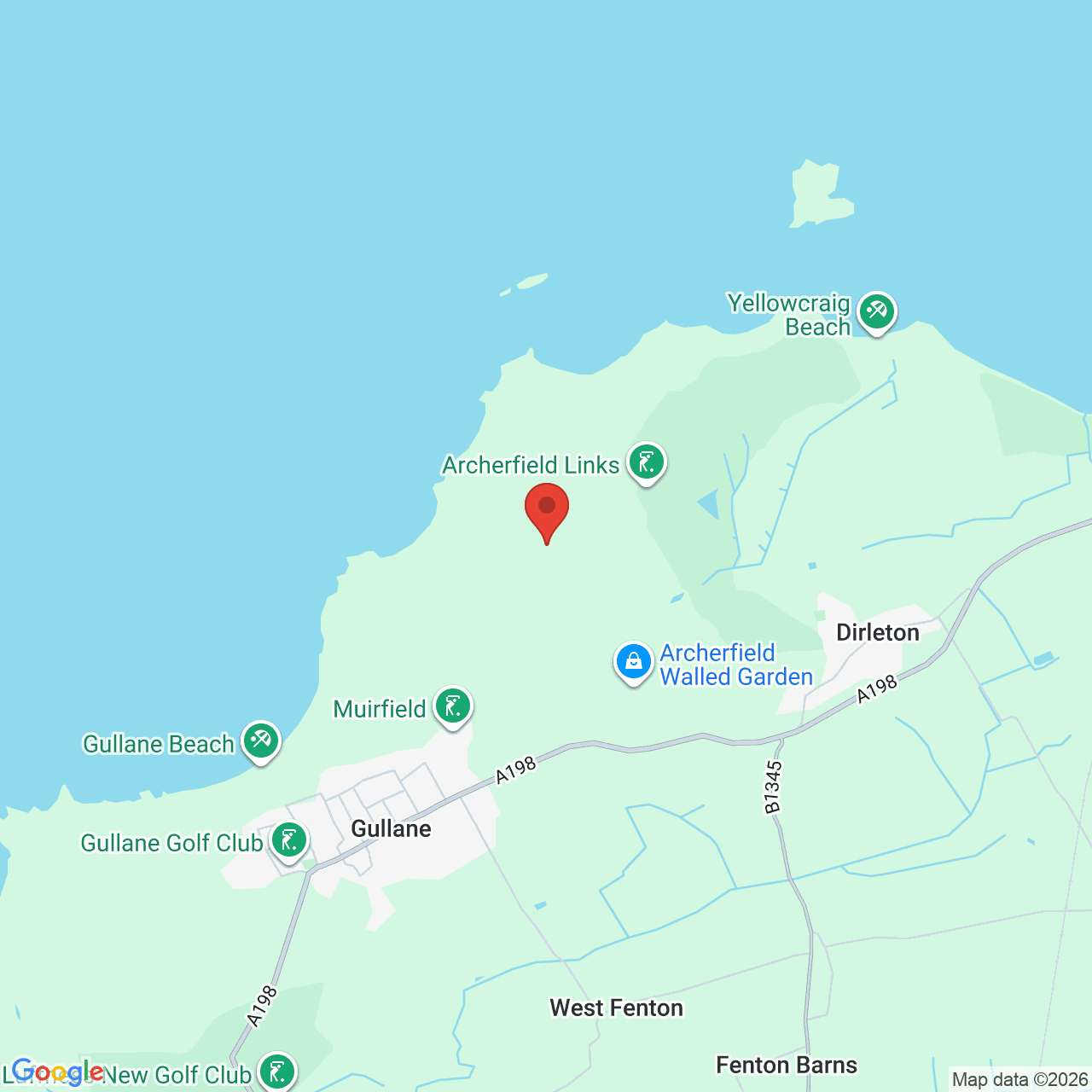 Map displaying job location